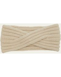 Portolano - Ribbed-knit Cashmere Headband - Lyst