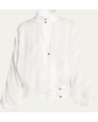 Loro Piana - Shay New Summertime Line Flax Blouse - Lyst