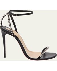 Christian Louboutin - So Me Spike Red Sole Sandals - Lyst