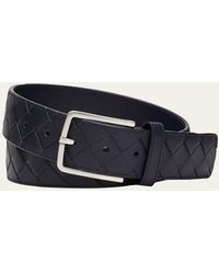 Bottega Veneta - Cintura Intrecciato Leather Belt - Lyst