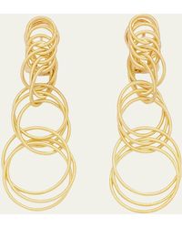 Buccellati - Hawaii Yellow Gold Drop Pendant Earrings - Lyst