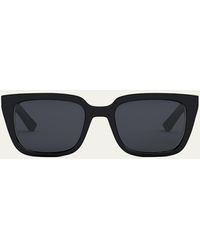 Dior - B27 S2i Rubber Logo Square Sunglasses - Lyst