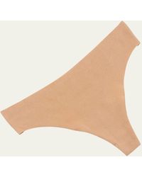 Hanro - Invisible Cotton Thong Underwear - Lyst
