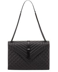 Saint Laurent Black Large Monogramme Envelope Bag