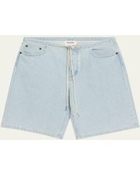 Still Here - Cool Drawstring Denim Shorts - Lyst