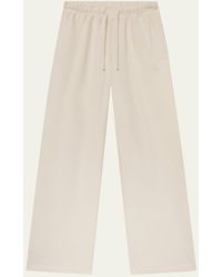 ÉTERNE - Drawstring Wide Leg Sweatpant - Lyst