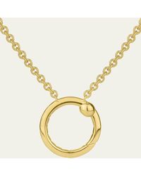 Paul Morelli - 18k Yellow Gold Chain Ring Necklace - Lyst