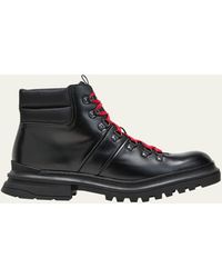 Aquatalia - Edwin Weatherproof Leather Lace-up Ankle Boots - Lyst