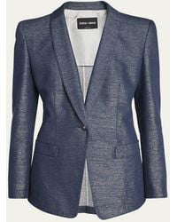 Giorgio Armani - Single-Button Blazer Jacket - Lyst
