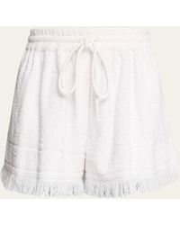 Zimmermann - Alight Toweling Shorts - Lyst