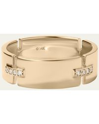 Lana Jewelry - 14k Flawless Tag Link Vanity Ring With Diamonds - Lyst