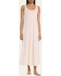 Hanro - Cotton Deluxe Long Tank Gown - Lyst