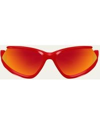 Balenciaga - Bb0289sm Plastic Wrap Sunglasses - Lyst