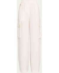 Ramy Brook - Emil Wide-leg Relaxed Cargo Pants - Lyst