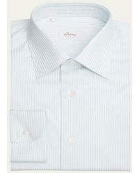 Brioni - Cotton Bengal Stripe Dress Shirt - Lyst