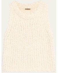 Adam Lippes - Liana Mulberry Silk Top - Lyst