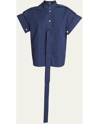MERYLL ROGGE - Deconstructed Short Sleeve Shirt - Lyst