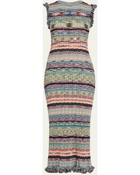 Ulla Johnson - Ajak Sleeveless Knit Midi Dress - Lyst