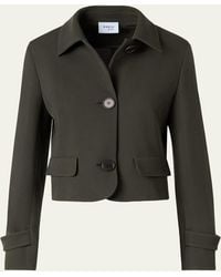 Akris Punto - Button-Down Wool Jacket - Lyst