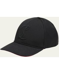 Christian Louboutin - Mooncrest Embroidered Baseball Hat - Lyst