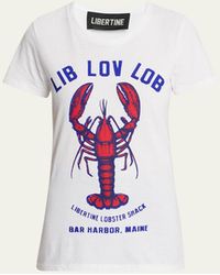 Libertine - Liv Lov Lob Graphic T-shirt - Lyst