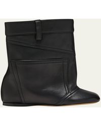 Loewe - Toy Trouser-design Leather Ankle Boots - Lyst