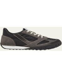 Givenchy - New Glide Suede & Nylon Low-Top Sneakers - Lyst