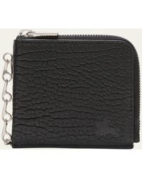 Burberry - Leather B Chain Zip Wallet - Lyst