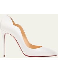 Christian Louboutin - Hot Chick 100 Patent Red Sole High-heel Pumps - Lyst