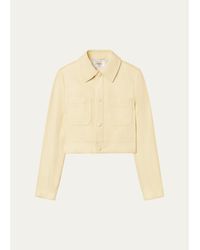 FRAME - The Small Leather Jacket - Lyst