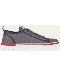 Christian Louboutin - Pedro Junior Cl Canvas Low-top Sneakers - Lyst