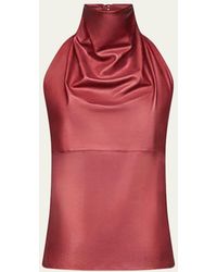 Twp - Friday Night Leather Top - Lyst