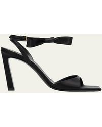 Givenchy - 95Mm Naked Satin Ankle-Strap Sandals - Lyst