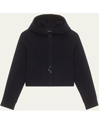 Theory - New Divide Cashmere And Wool Varsity Jacket - Lyst