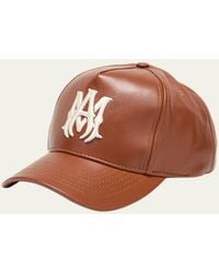 Amiri - Leather Ma Baseball Hat - Lyst