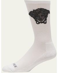 Versace - Medusa Athletic Crew Socks - Lyst