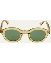 Thierry Lasry - Olympy 656 Acetate Round Sunglasses - Lyst