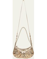 Balenciaga - Le Cagole Mini Metallic Lambskin Shoulder Bag - Lyst