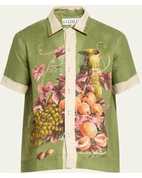 S.S.Daley - Fruit Bowl Linen Camp Shirt - Lyst