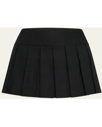 Alice + Olivia - Emilie High-Rise Box Pleated Mini Skort - Lyst