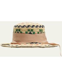 Sensi Studio - Hippie Crochet Straw Sun Hat - Lyst