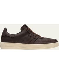 Tom Ford - Radcliffe Croc-effect Leather Low-top Sneakers - Lyst