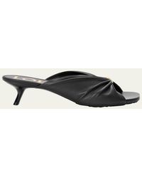 Loewe - X Paula's Ibiza 45Mm Pebble Soft Leather Slide Sandals - Lyst