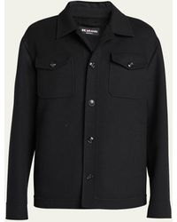 Kiton - Wool-cashmere Shirt Jacket - Lyst
