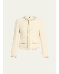 Kobi Halperin - Lando Fringe-Trim Boucle Jacket - Lyst
