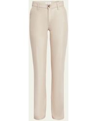Loro Piana - Thayer Luxury Cotton Straight-leg Pants - Lyst