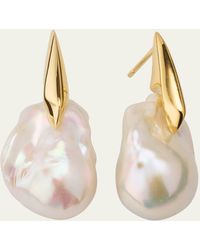 Bottega Veneta - Large Pearl Earrings - Lyst