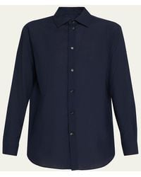 Loro Piana - Thea Button-Down Wool Shirt - Lyst