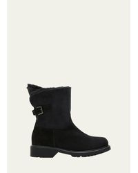 La Canadienne - Hadley Shearling-Lined Suede Boots - Lyst