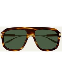Gucci - GG Acetate Aviator Sunglasses - Lyst